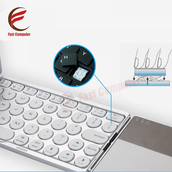 Bàn phím mini ELE-015 gấp đa năng, kết nối Bluetooth - Hình ảnh 3