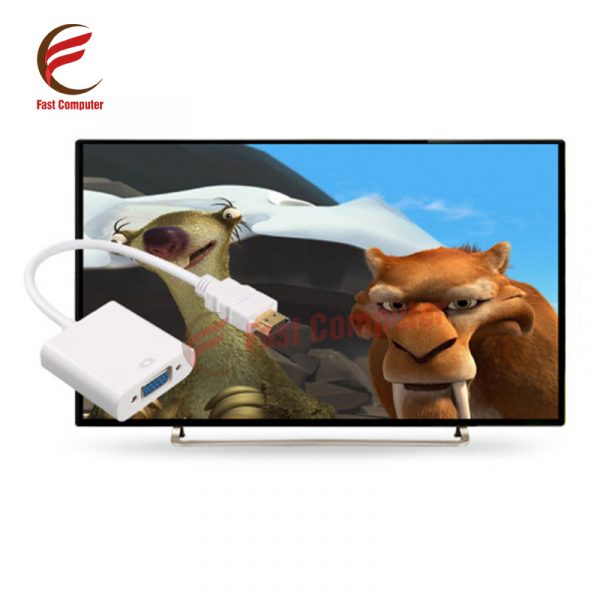 Bộ cáp chuyển đổi HDMI sang VGA 1080p R111 - Hình ảnh 4