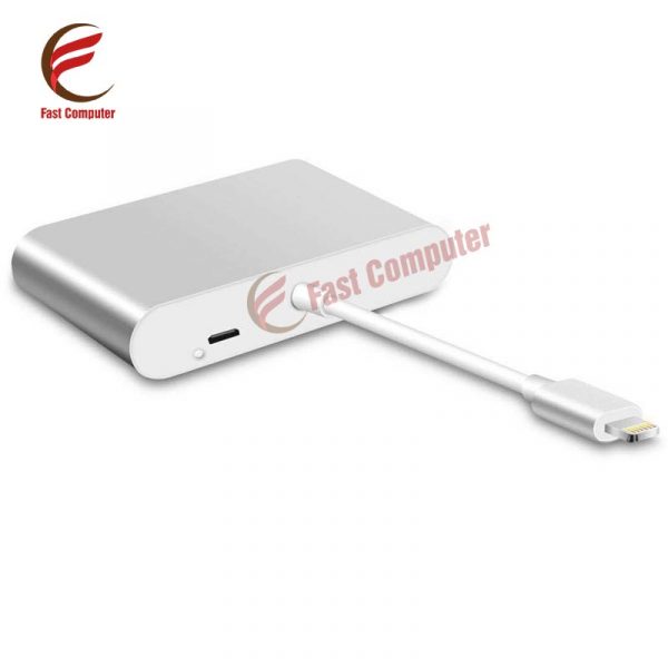 Cáp chuyển đổi Lightning sang HDMI+VGA+Audio Adapter | X6L-2 - Hình ảnh 2