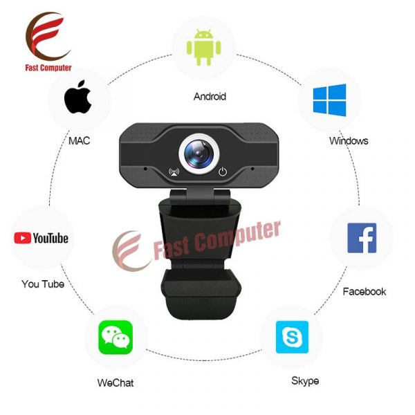 Webcam X5 Full HD 1080P dành cho máy tính - Hình ảnh 3