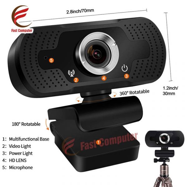 Webcam X6 HD + Mic dành cho máy tính - Hình ảnh 2