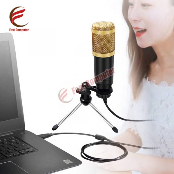 Microphone BM-800 USB thu âm chuyên nghiệp kèm chân đế