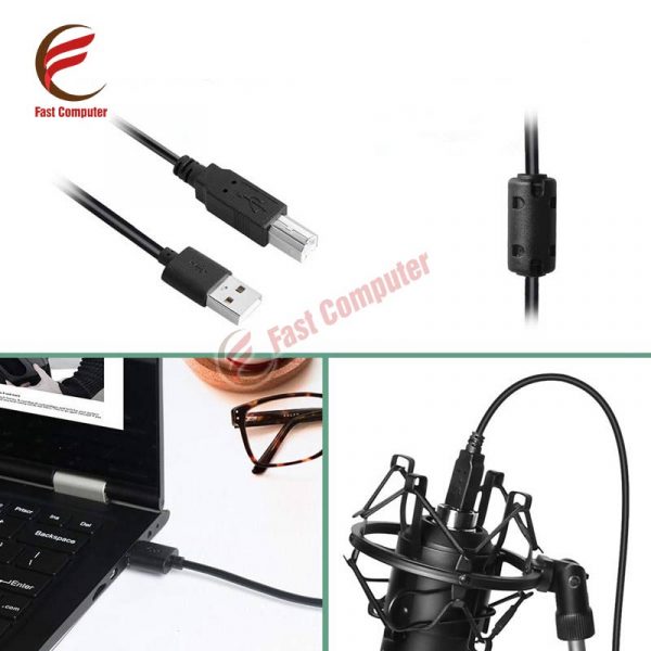 Microphone BM-800 USB thu âm chuyên nghiệp kèm chân đế - Hình ảnh 3