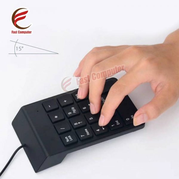 Bàn phím số phụ Numeric Keypad dây USB - Hình ảnh 6