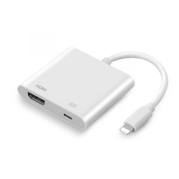 Cáp chuyển đổi Lightning sang HDMI+Adapter Lightning