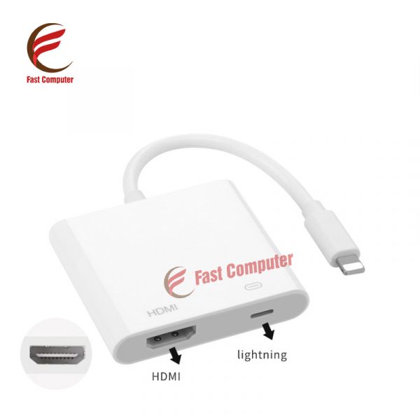 Cáp chuyển đổi Lightning sang HDMI+Adapter Lightning - Hình ảnh 2