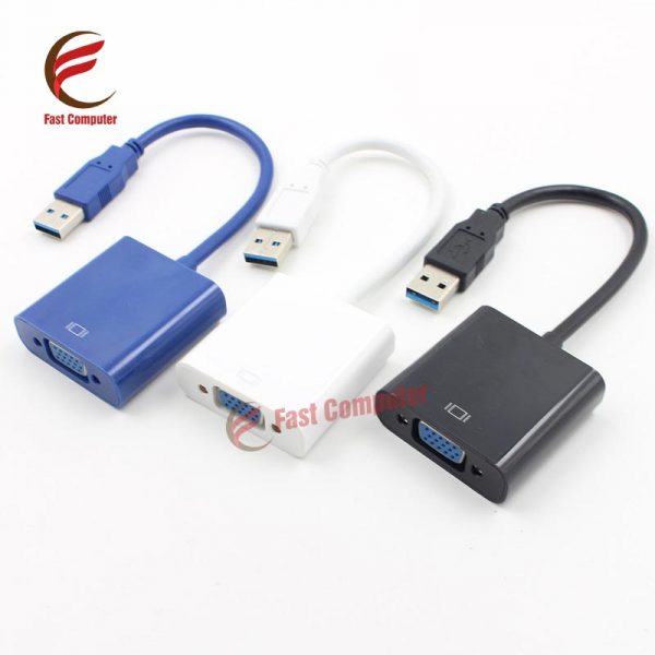 Bộ cáp chuyển đổi USB 3.0 sang VGA full HD 1080p - Hình ảnh 4